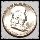 1953-S  FRANKLIN HALF DOLLAR  Toned Choice BU From Original Mint Set  #29D70