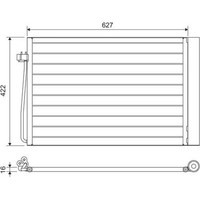 Valeo 817850 Kondensator Klimaanlage FüR BMW 5 6 7 E65 E66 E67 E60 E61 E63 E64