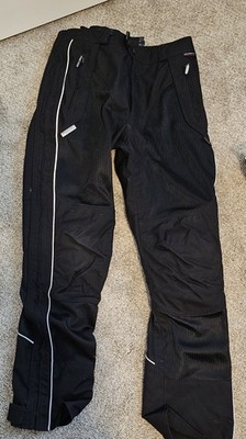 Olympia Moto Sports Pants Men s 32 Cordura CE Armor 3M Reflective Black