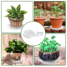 10 Pack Thicking Clear Plastic Sturdy 10'' Planting Flowers Saucer Drip Trays