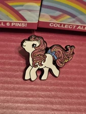 My Little Pony Cotton Candy CLASSIC GLITTERY Enamel Metal Pin
