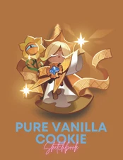 Pure Vanilla Cookie Sketchbook: Cookie Run Kingdom Sketch Book, Perfect Size 8.5