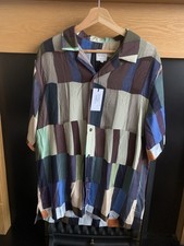 PAUL SMITH Short Sleeve Regular Fit Shirt, Size L Multicolour MSRP - £325
