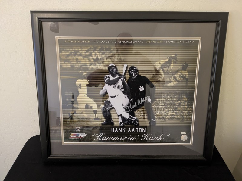Hank Aaron Signed 16×20 Photo Steiner Certified 🔥🔥