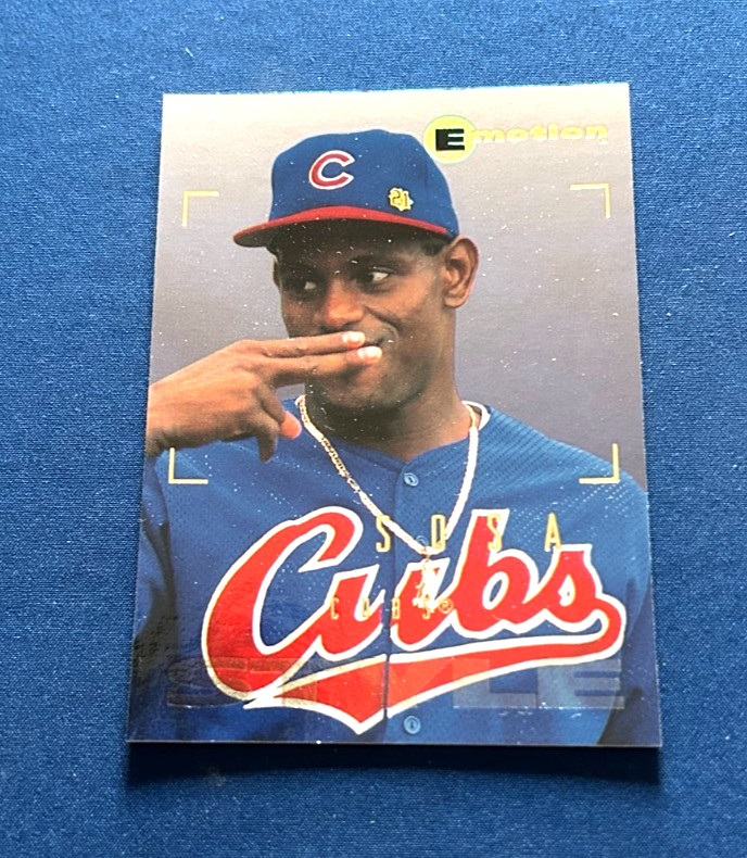 1995 Emotion Baseball Sammy Sosa #113 Set Break NM