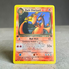 Dark Charizard 21/82 1st Edition Team Rocket Non-Holo Pokémon Card NM/LP