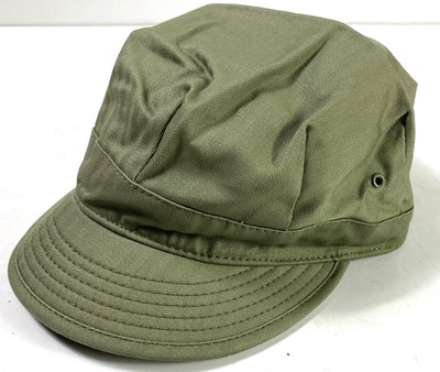 #ad WWII US DARK LIGHT HBT COMBAT FIELD CAP SHORT BILL XLARGE $27.99