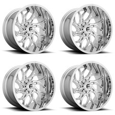 Set 4 Fuel D740 Runner 20x9 6x5.5 Chrome Wheels 20 1mm Rims