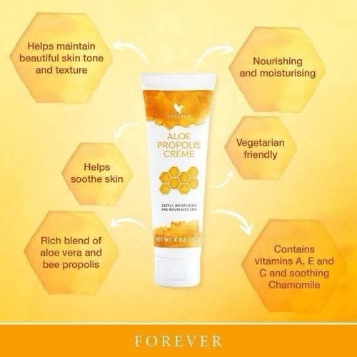 Forever Aloe Propolis Cream 4oz Aloe Vera Bee Propolis Moisturizing Skin  - Picture 1 of 2