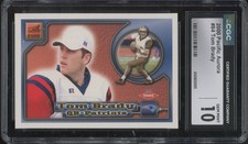 2000 Pacific Aurora #84 Tom Brady RC Rookie Gem Mint CGC 10