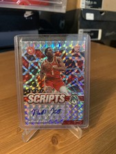 2020-21 Panini Mosaic - Rookie Scripts Nathan Knight Rc Auto #RS-NKN Hawks