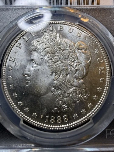 1888 Morgan Silver Dollar $1 PCGS MS64