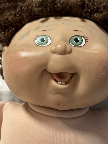 Vintage CABBAGE PATCH DOLL 2004 CPK PA-14 Green eyes Brown Hair Play Along