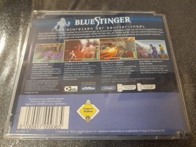 blue stinger sega dreamcast complet en boite et notice allemand PAL CIB 🇩🇪