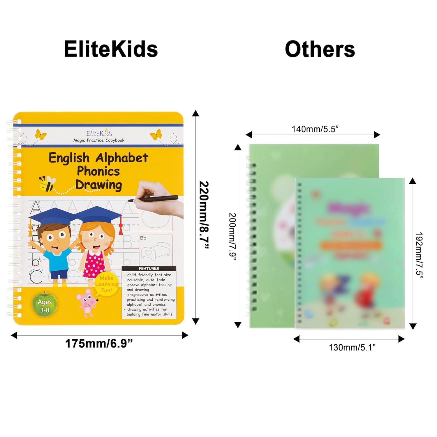 Magic Grooved Writing Practice for Kids, Preschool Learning Activities Tracin...