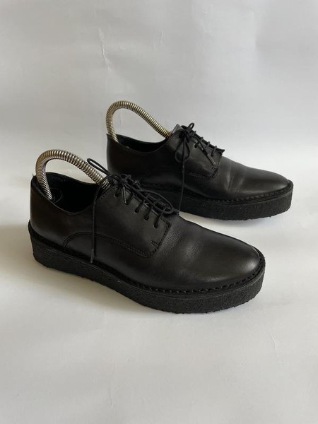 Women COS Heels Black Leather 35.5
