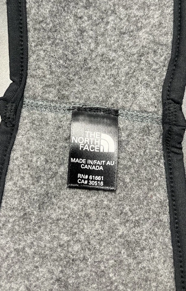 The North Face Unisex Invierno Vellón Diadema Calentadores de Oreja Gris Bordado Usado Foto 3 de 4