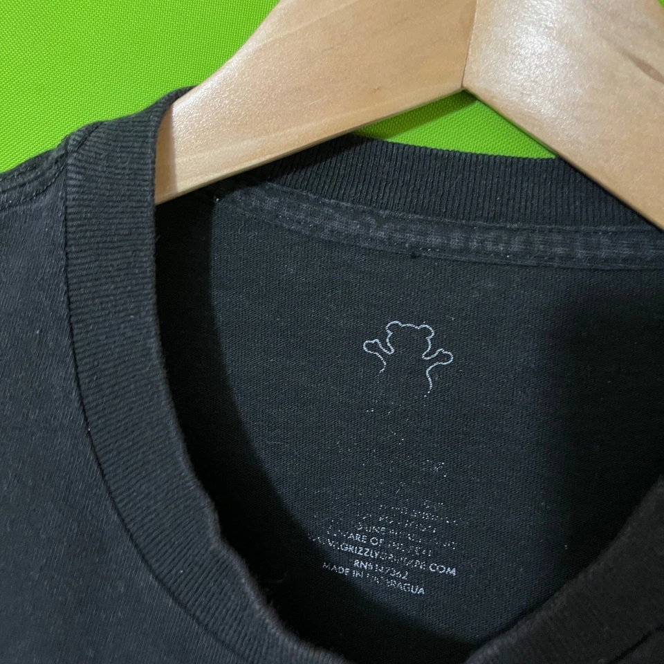Grizzly Griptape T Shirt Black Mens Size Medium Graphic Tee - Image 2 of 4