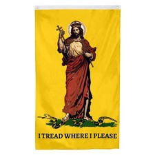 Christ Our King I Tread where I Please Flag 3x5ft Banner