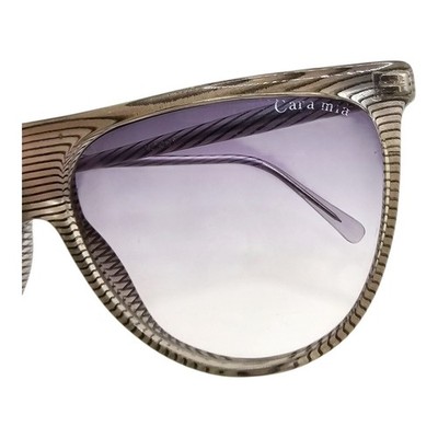 CARA MIA Rear Vintage HANDMADE Clear Striped Made in Korea  display picture 1