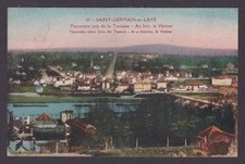 FRANCE, Postcard, Saint-Germain-en-Laye, Panorama from the Terrace, le Vesinet
