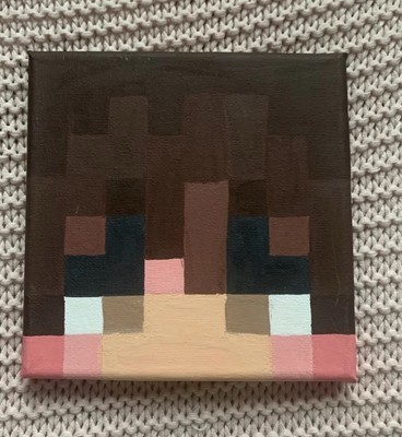Handgefertigte bemalte Minenhandwerk Gesichter - Karl, Philza, Tubbo, Wilbursoot