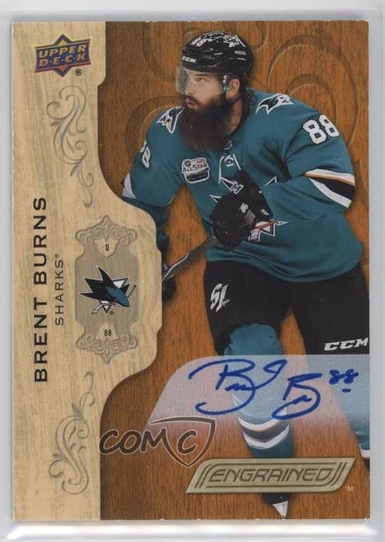Brent Burns #11 2018-19 Upper Deck Engrained Hockey