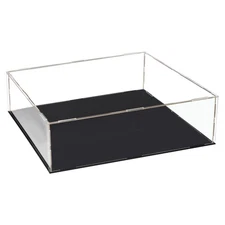 Acrylic Clear Display Case Box Showcase Cube Collectibles Show Box 30x25x10cm