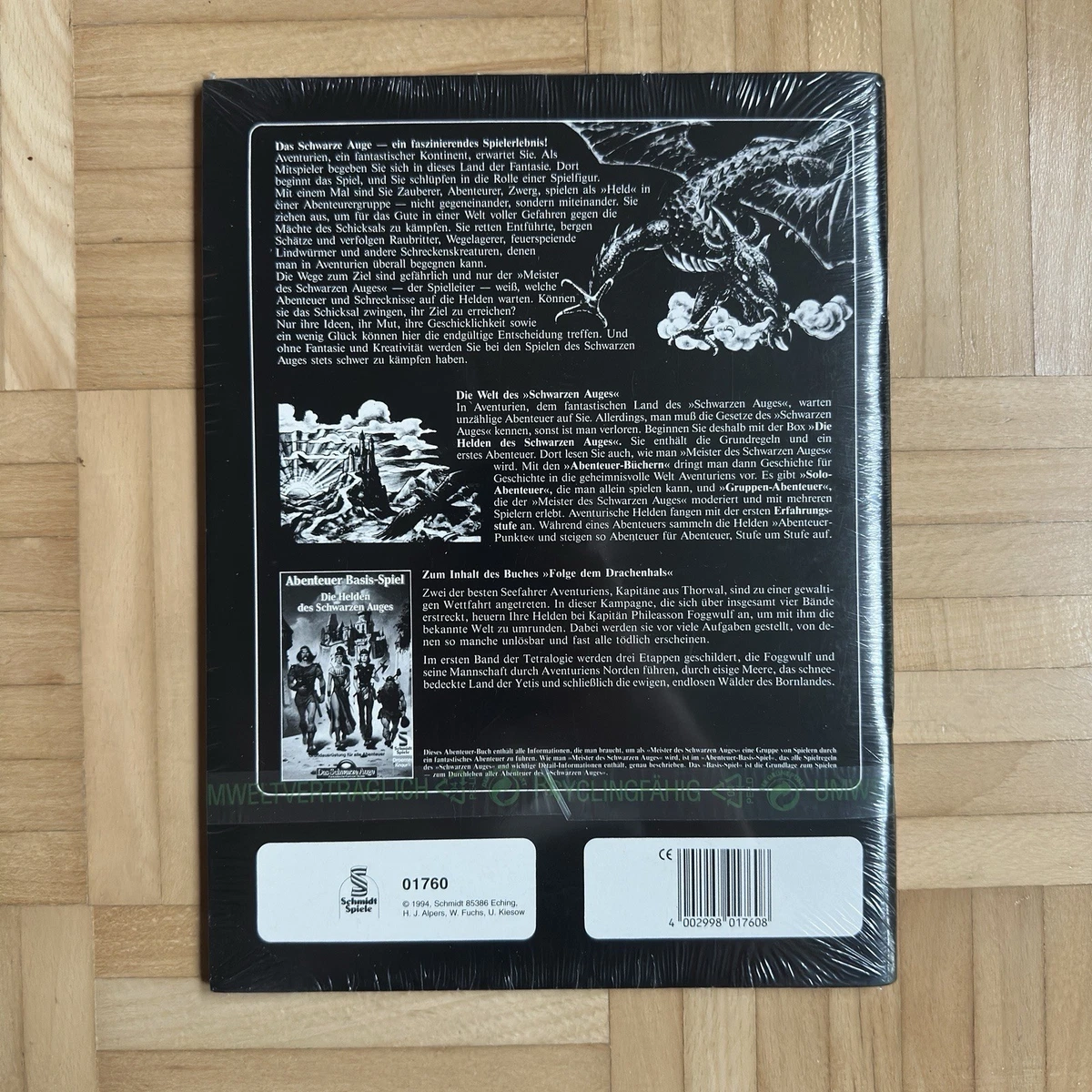 DSA Das Schwarze Auge: Folge dem Drachenhals, Schmidt 1994 Fantasy neu Folie OVP