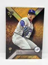 Julio Urias 2016 Topps Triple Threads Amber #100 /150