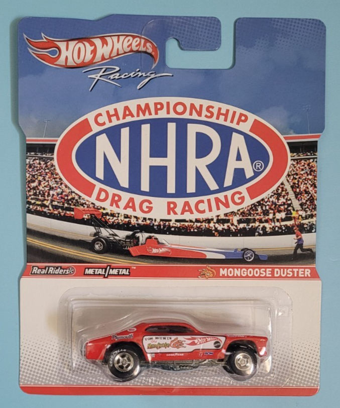 VRHTF NHRA Hot Wheels NHRA Tom the Mongoose McEwen Duster Funny