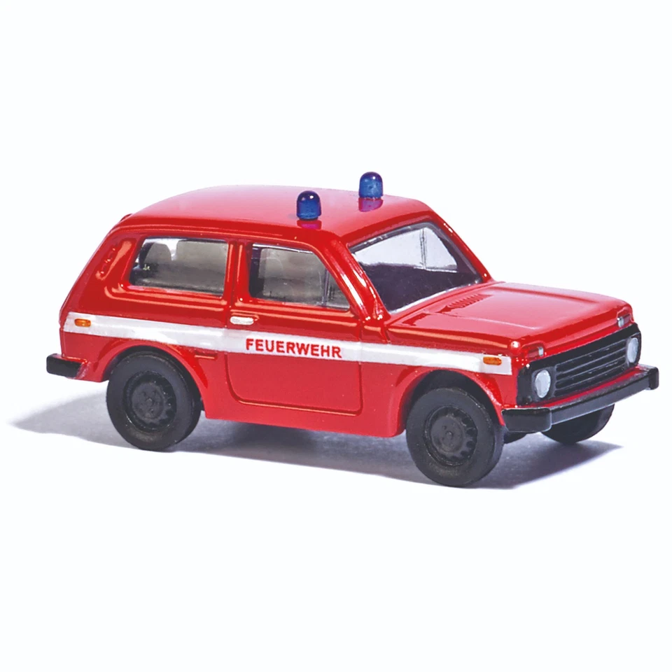Busch 87111 Lada Niva Feuerwehr Modellauto Spur TT - 1:120 Neu+OVP - Bild 2 von 2