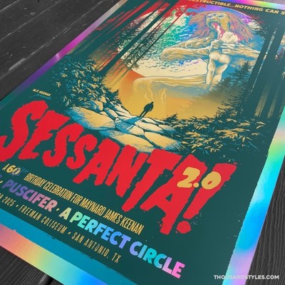 Official Sessanta 2.0 Event Poster - San Antonio TX - 4.29.25 - FOIL VARIANT