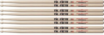 Vic Firth 5A Extreme Drumsticks Hickory 4 Paar Vorteilspack