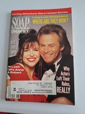 Soap Opera Digest April 30, 1991 With Address Label