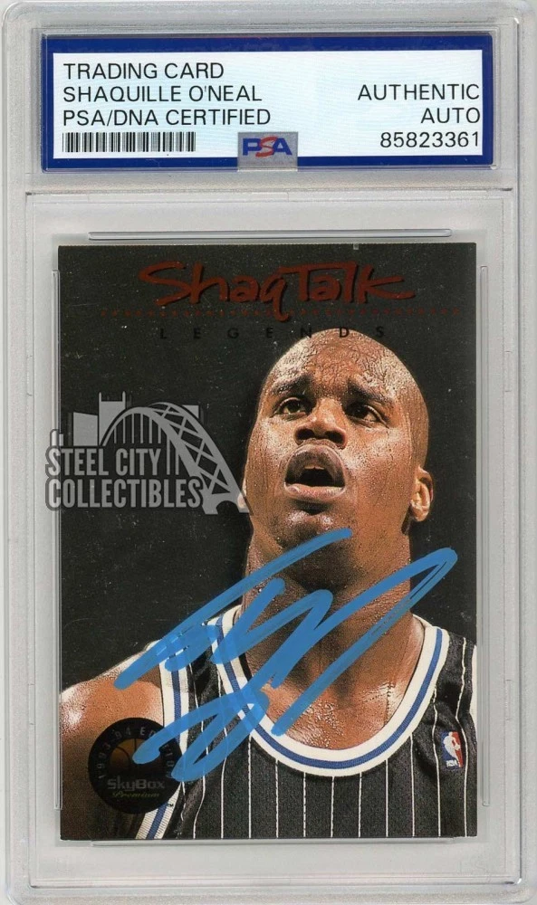SkyBox Shaquille O'Neal Basketball Autographed Sports Trading