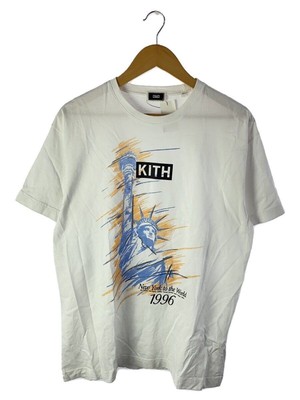 KITH T-shirt 96 NY Vintage Tee Statue of Liberty S Cotton White 