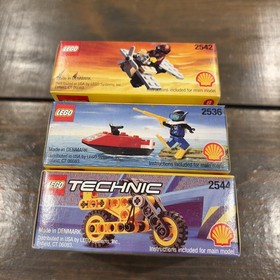 LEGO Shell Oil Promotional 2536/2542/2544 Lot Of 3 NEW