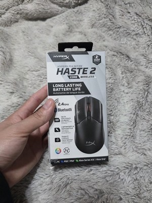 HyperX Pulsefire Haste 2 Core Wireless   Gaming Mouse for PC, Long Battery Life