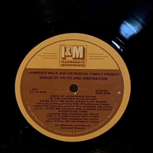 Lawrence Welk And His Musical Family Present Songs Of Faith & Inspiration VG+ - Picture 8 of 10