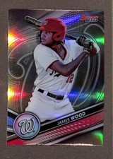 2022 Bowman's Best Top Prospects Base Refractor #TP-7 James Wood