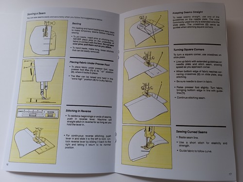 Singer 6233 Handbuch für Nähmaschinenanleitung (Reproduktion) - Bild 7 von 10