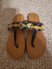 Arturo Chiang Śliczne sandały żeglarskie Klapki Rozmiar 7 M Koperek 