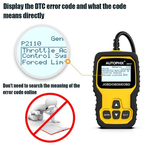 Autophix OM127 OBD2 Scanner Diagnostic Tool Code Reader Engine Chack For Nissan - Picture 4 of 8