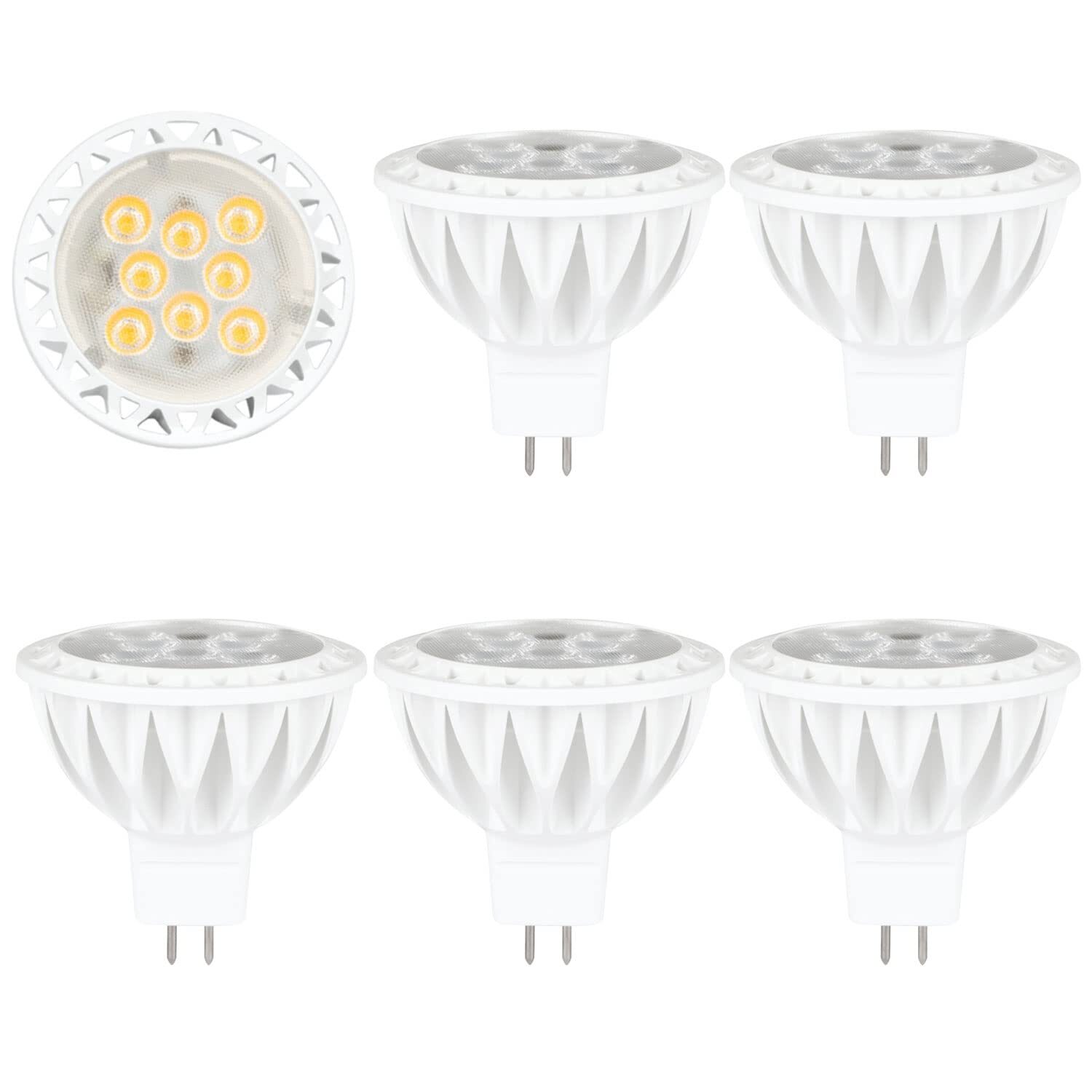 MR16 LED Bulb Dimmable 50W Halogen Replacement GU5.3 Base LED Light Bulbs for...