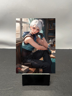 Jett Valorant Waifu Anime Custom Art Trading Card w3060