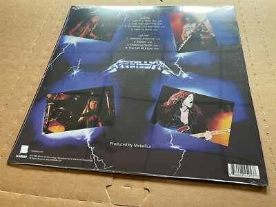 NEW SEALED Metallica - Ride the Lightning BLUE Vinyl LP