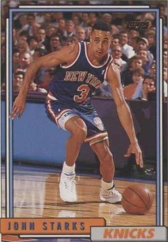 John Starks NBA Basketball Card (New York Knicks) 1992-93 Topps