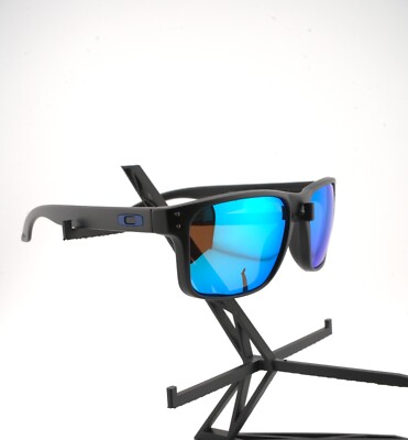 Oakley Holbrook Prizm Men's Polarized Sunglasses Black Frame, Blue Lens