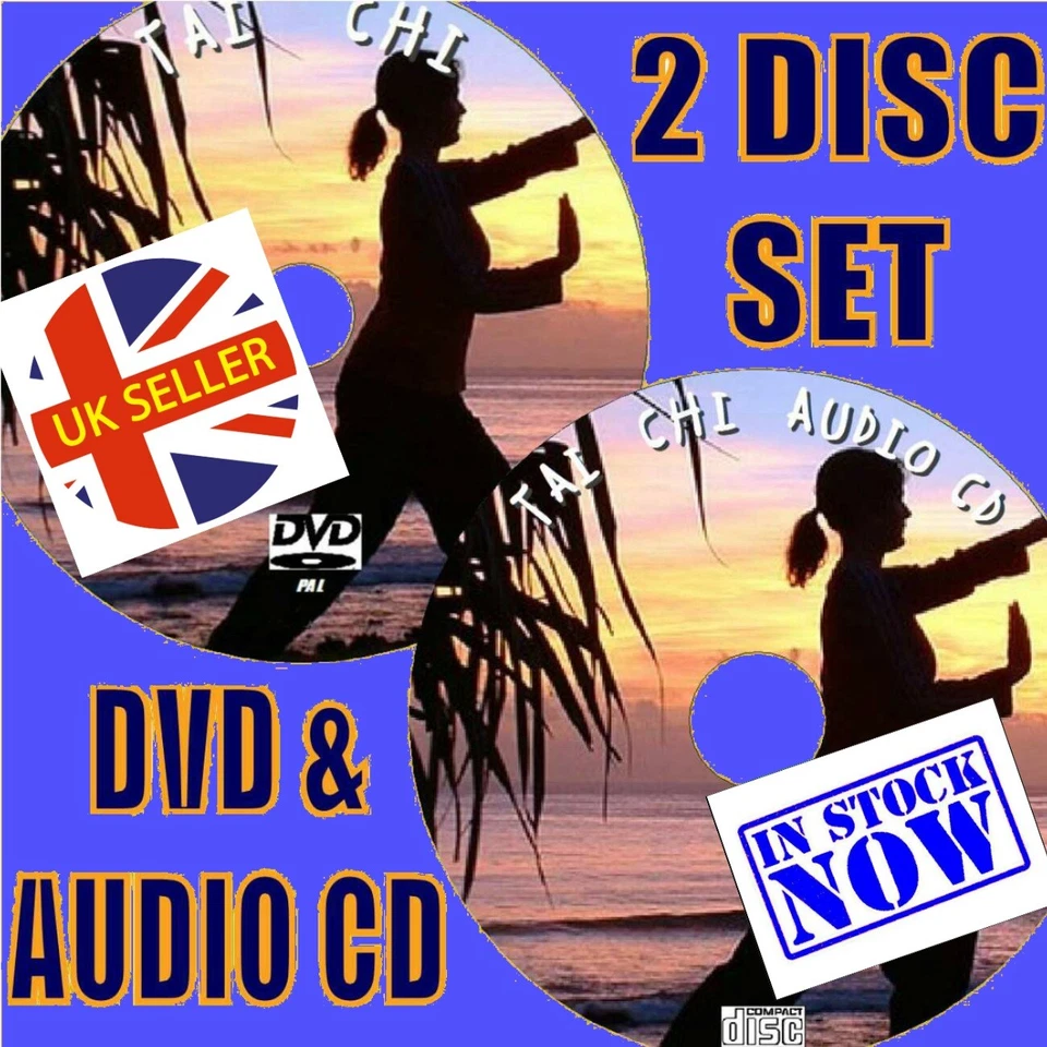 TAI CHI FOR BEGINNERS DVD HEALTH RELEXATION FOCUS VIDEO DVD + AUDIO CD SET NEW - Image 3 of 4